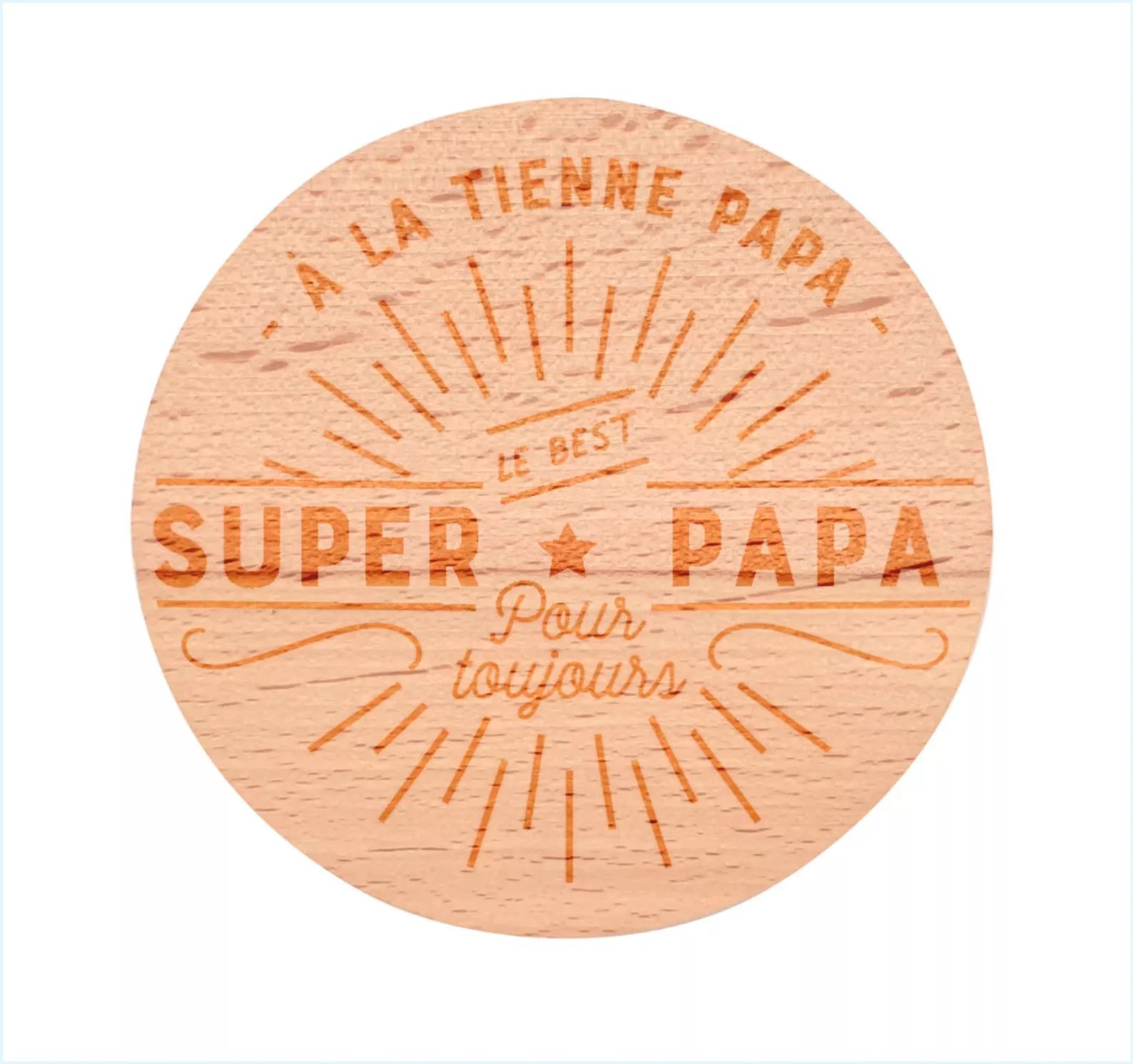 Magnet en bois de hêtre