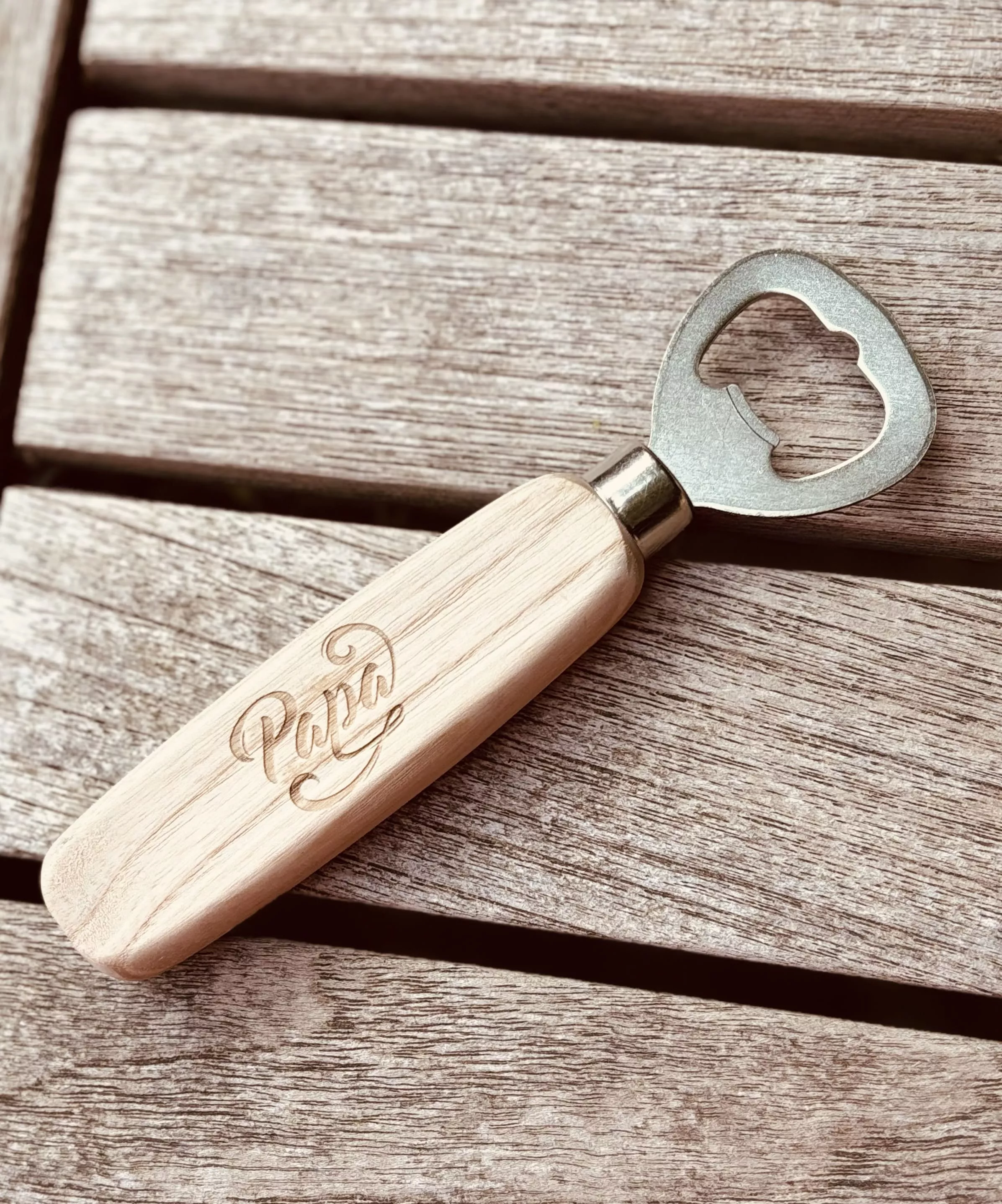 Décapsuleur en bois de hêtre
