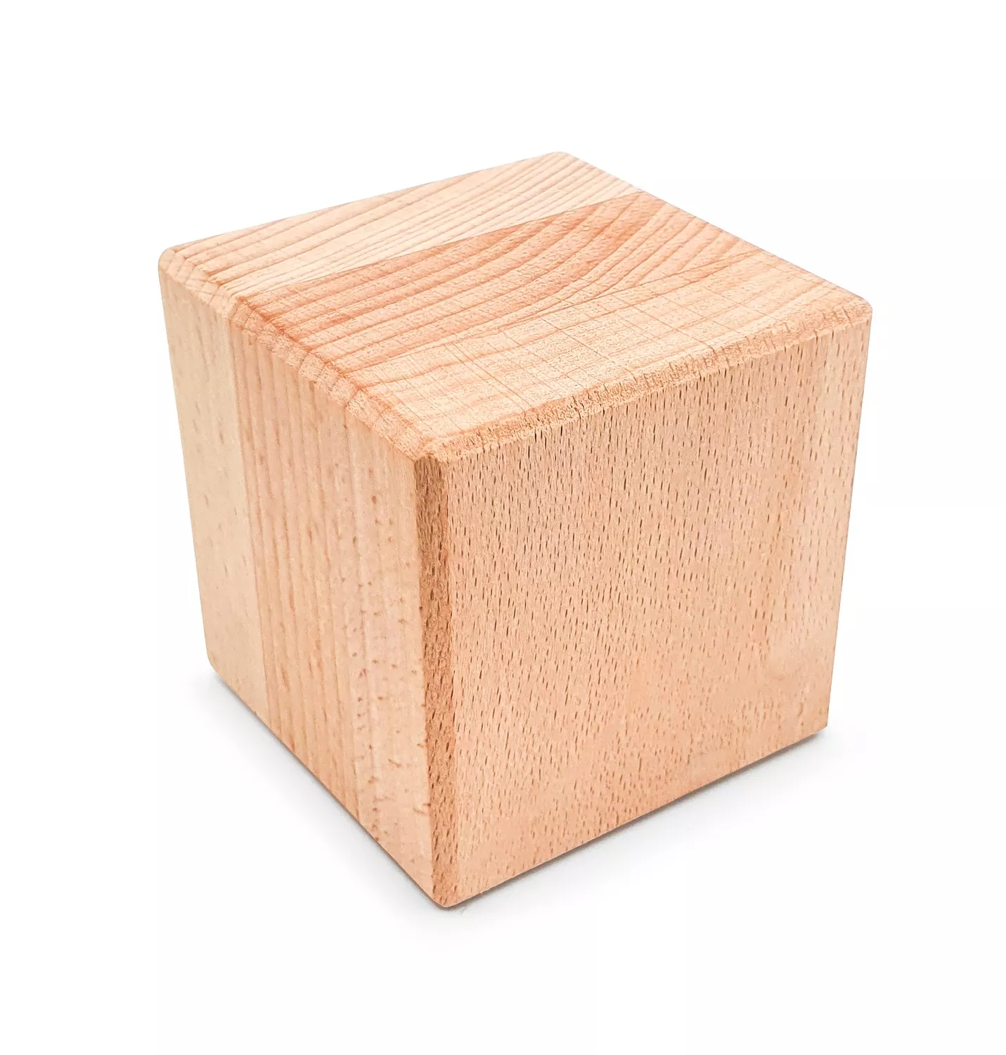 Cube en hêtre 6 cm