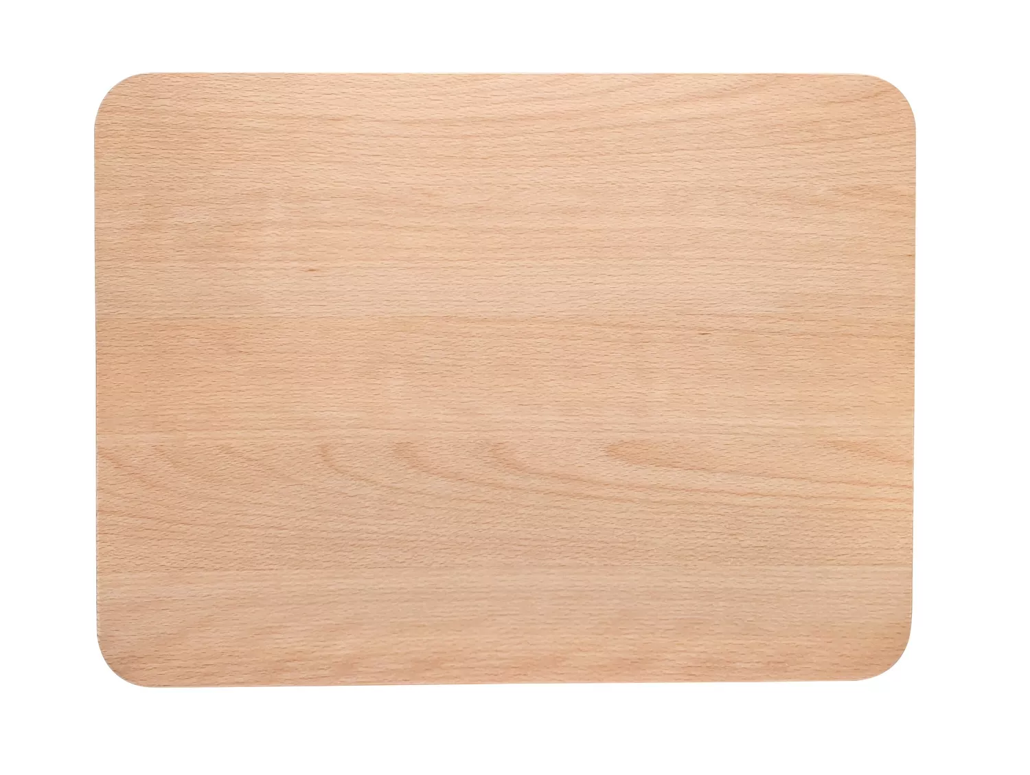 Planche à découper avec rainure et récupérateur de jus, en hêtre