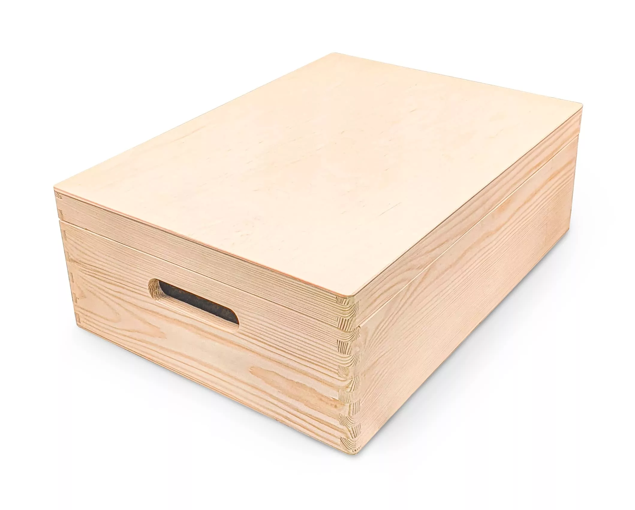 Boite en pin, modèle plat 40x30 cm